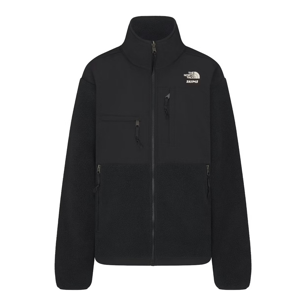 SKIMS & North Face Black Fleece Jacket